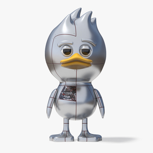 TUD Toy Chrome 3D model