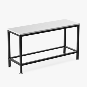 3D Low Shelf Black Color