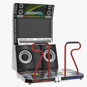 3D model Dance Arcade Machine