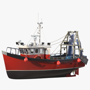 3D model Small Fishing Vessel