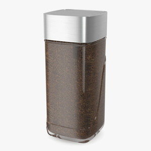 3D Instant Coffee Jar 200g model