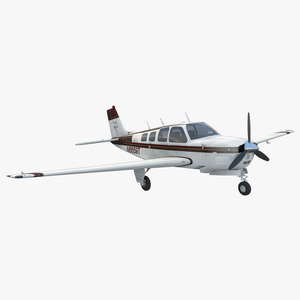 3D model Beechcraft Bonanza 2