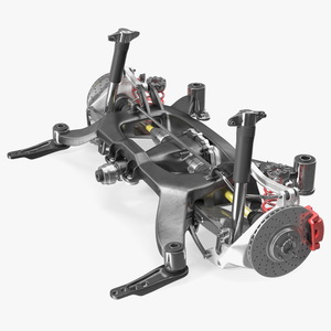 Car Front Suspension Assembly 3D model