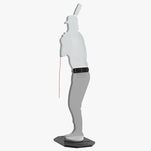 Baseball Pitching Dummy White 3D model