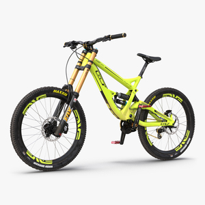 Mountain Bike GT Fury Green 3D