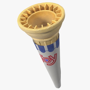 3D Pointed Bottom JOY Cake Cone model