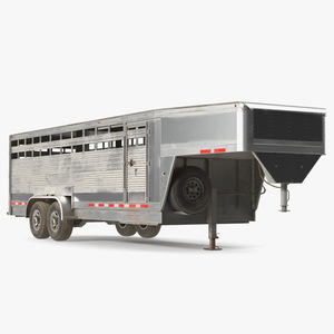 Livestock Transport Trailer Used 3D