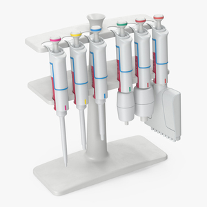 3D Laboratory Pipette Dispenser model