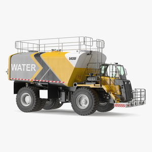 Construction Water Truck 3D model