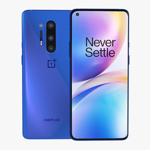 3D model OnePlus 8 Pro Ultramarine Blue