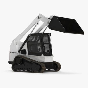 3D Compact Track Loader Bobcat Rigged for Maya model