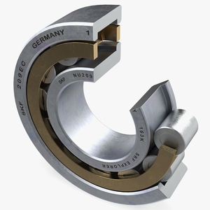 3D model Roller Bearing Cut Inside