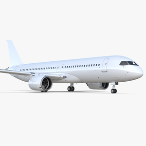 3D model Narrow Body Airliner