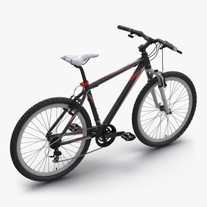 3D model Mountain Bike Generic Red