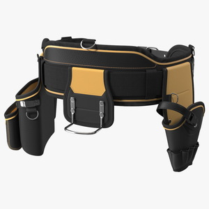 3D Heavy Duty Multi Purpose Tool Belt Set model