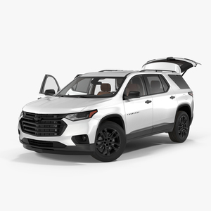 Chevrolet Traverse SUV 2018 Rigged 3D model