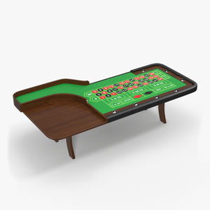 Roulette Table 3D model