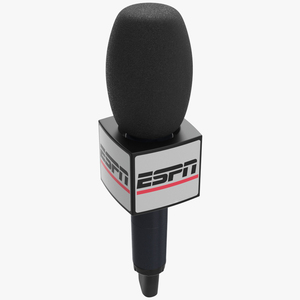 3D ESPN Wireless Reporting Microphone Square