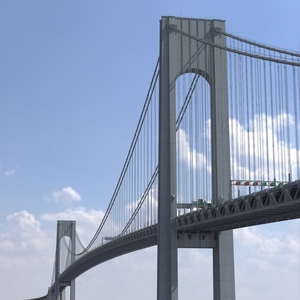 3D model Verrazzano Narrows Bridge