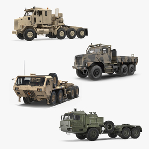 Military Trucks Collction 2 3D