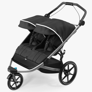 3D model Thule Urban Glide 2 Double Stroller