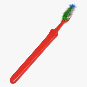 3D Used Dirty Toothbrush