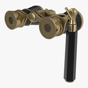 3D Vintage Opera Glasses