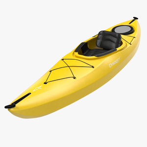 Kayak Yellow 3D