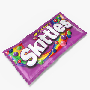 Skittles Wild Berry Package 3D