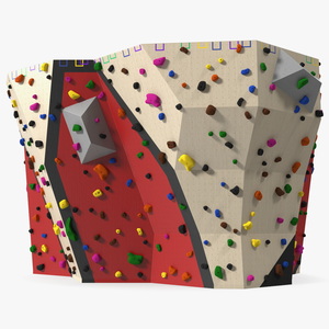 3D model Bouldering Wall