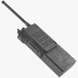 Miner Portable Walkie Talkie Dirty 3D model