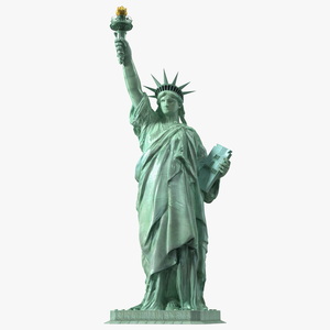 Statue of Liberty without Pedestal for 3D Print 3D