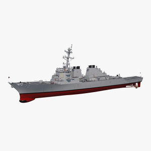 3D Arleigh Burke Destroyer Mahan DDG 72