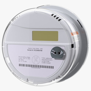 3D Electricity Meter OFF