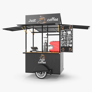 Mobile Coffee Bar 3D