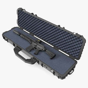 3D model Multi Caliber Assault Rifle in Case