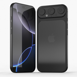 New iPhone 17 Concept Black 3D