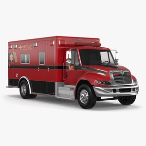 3D model Durastar Medium Duty Ambulance