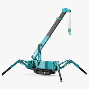 3D model Maeda MC285C 3 Spider Mini Crane Unfolded Position