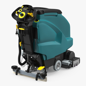 3D Industrial Floor Cleaning Machine model