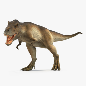 3D model Tyrannosaurus Rex Attacks