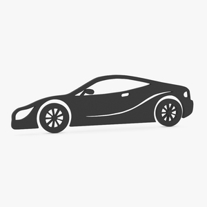 3D model Car Sport Silhouette