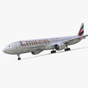 Emirates Airbus A330-200 3D model