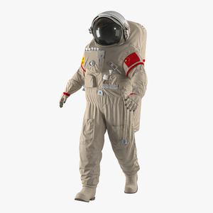 3D Chinese Space Suit Feitian Rigged model