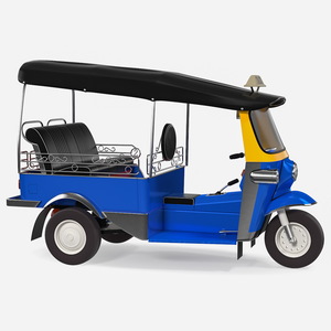 3D Traditional Tuk Tuk Taxi Rigged