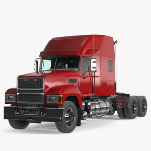 3D model Heavy Duty Truck 2025 Red