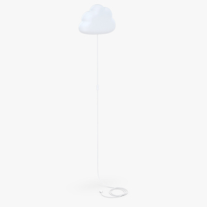 Wall Lamp for Children IKEA UPPLYST Cloud White 3D