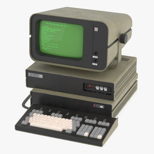 3D model DVK-2 Retro Computer