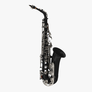 3D model Black Saxophone