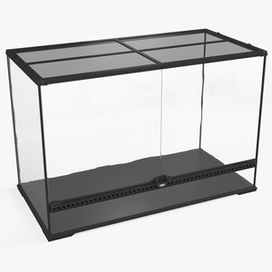 3D Empty Large Terrarium for Serpents and Lizards